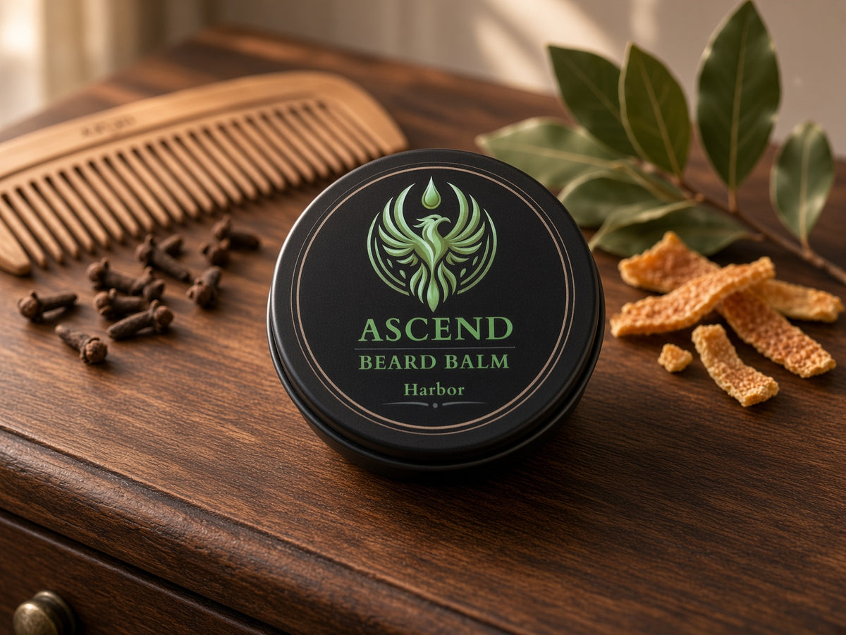 Harbor Tallow Beard Balm Bay Rum, Clove and Sweet Orange